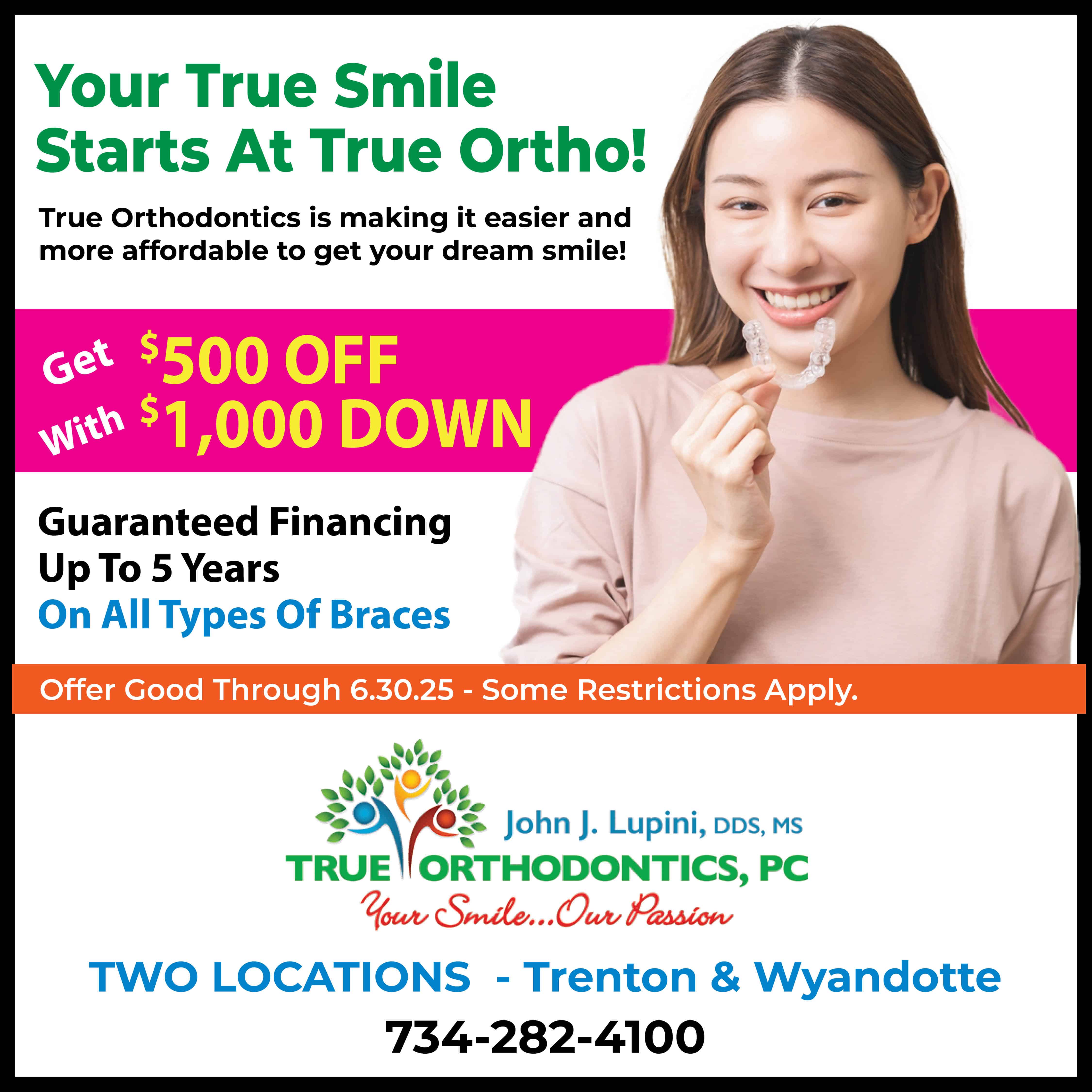 june special deals on braces